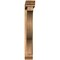 Ekena Millwork Funston Traditional Smooth Bracket w/ Offset Brace, Western Red Cedar, 5 1/2"W x 38"D x 38"H BKT0604X38X38FST01SWR - alternate 4